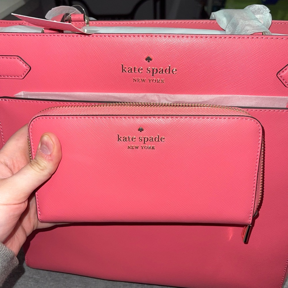 Kate Spade Tote Purse with Matching Wallet